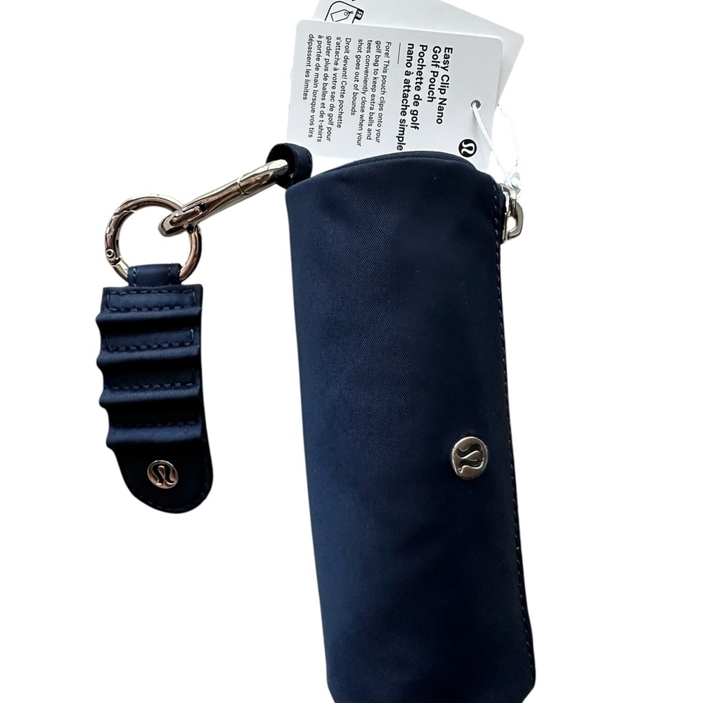 Lululemon Easy Clip Nano Golf Pouch Navy NWT - Picture 4 of 4